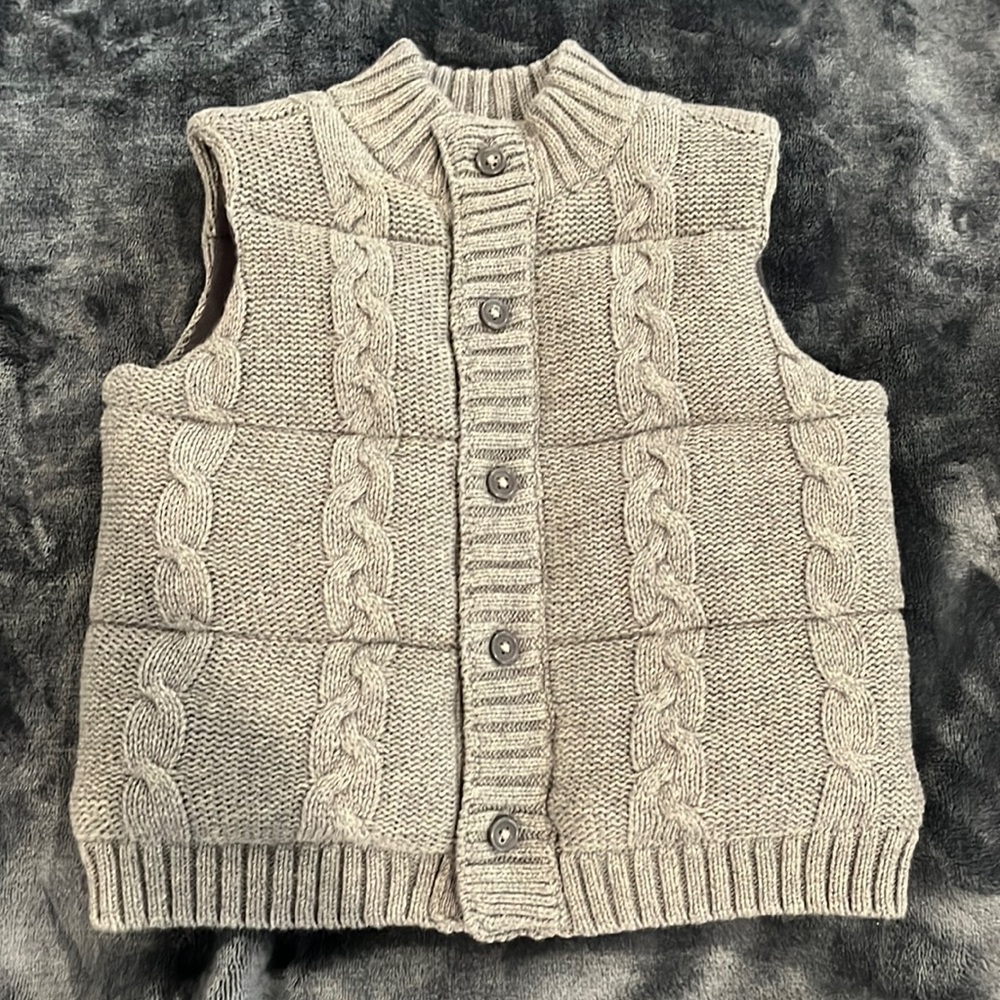Janie and Jack Gray Vest